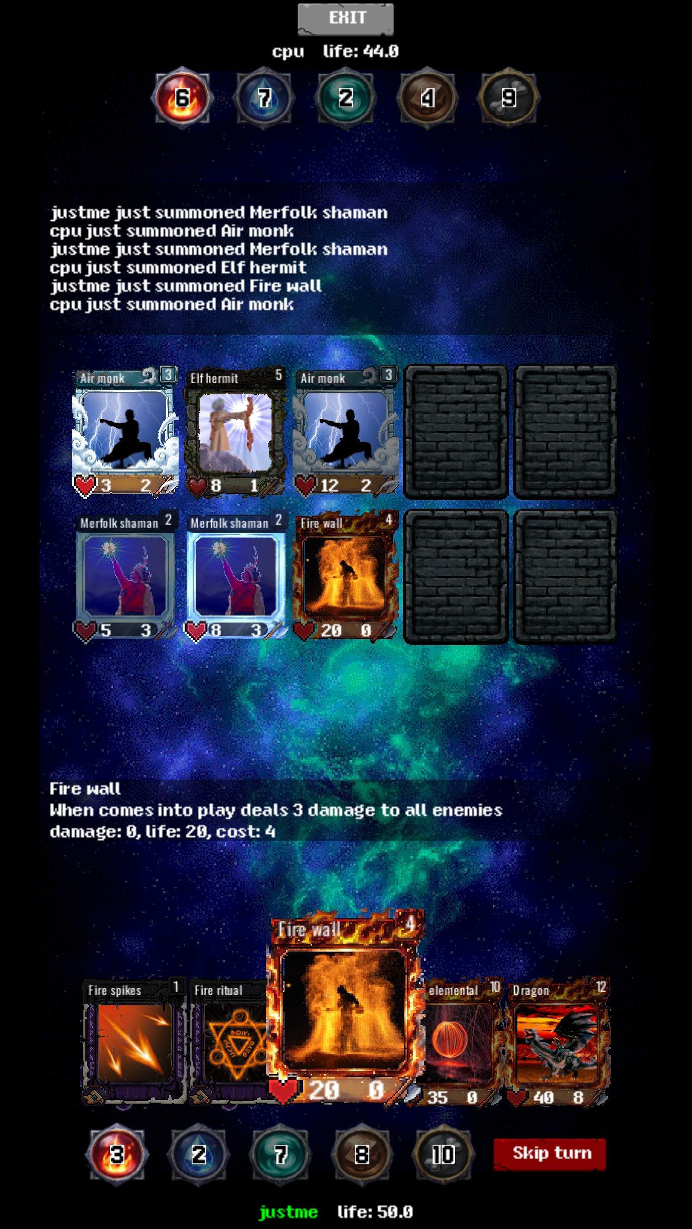 Multiplayer duel