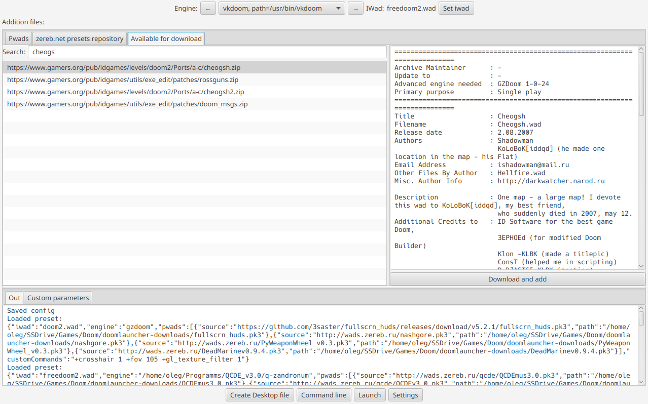 Remote mod browser